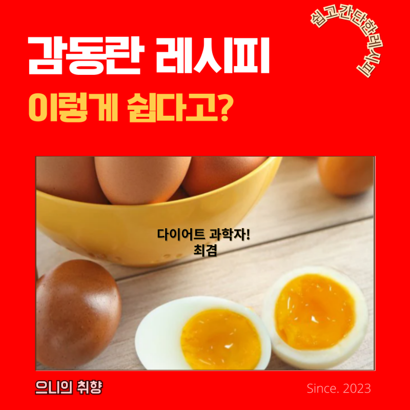 감동란 만드는 법 - 레시피 이렇게 쉽다고??? ft. 다이어트과학자 최겸