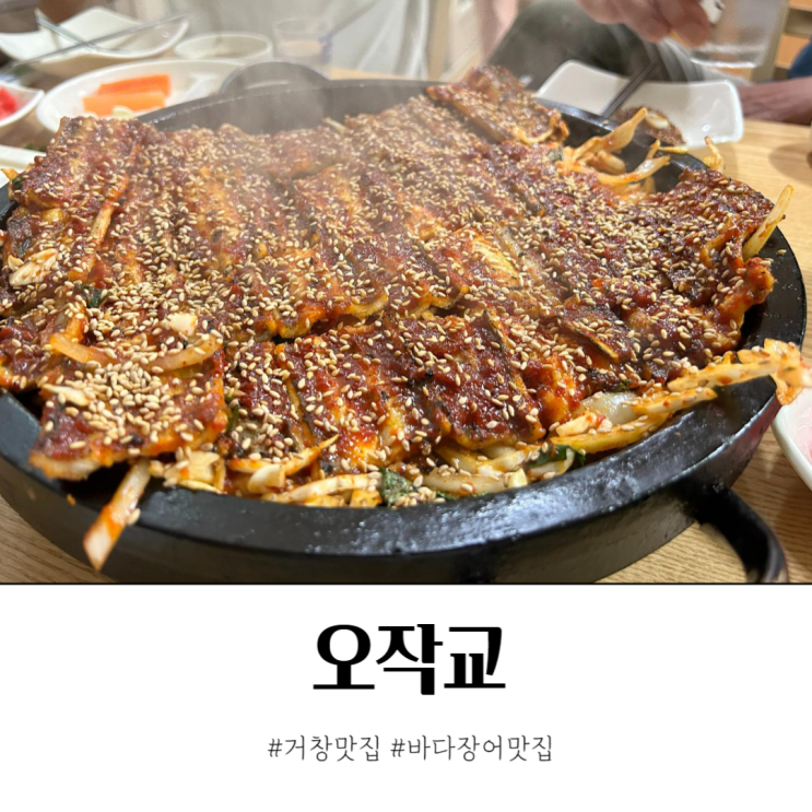  거창맛집 오작교 바다장어 양념구이