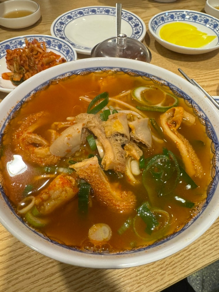  [오한수우육면가 하남점] 여의도 매운 양곱창탕면 우육탕면 맛집 면, 육수, 밥 리필 가능 내돈내산 후기