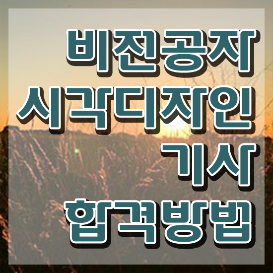  시각디자인기사 시험응시조건 인강으로 5개월 만에 끝낸 비법