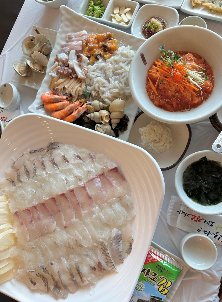  정동진 심곡항 맛집 금진항 맛집 '헌화로횟집'