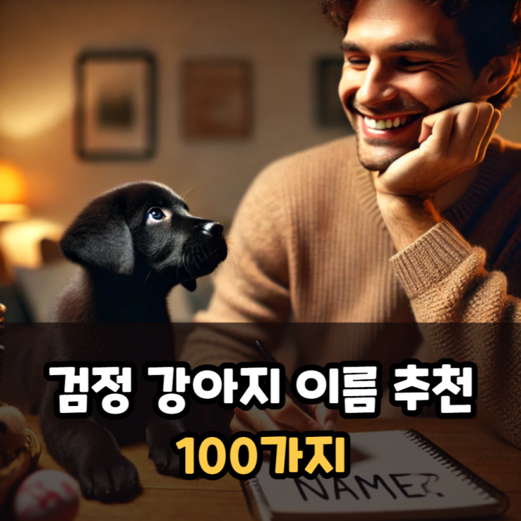  검정 강아지 이름 추천(도베르만, 푸들, 슈나우저 등)