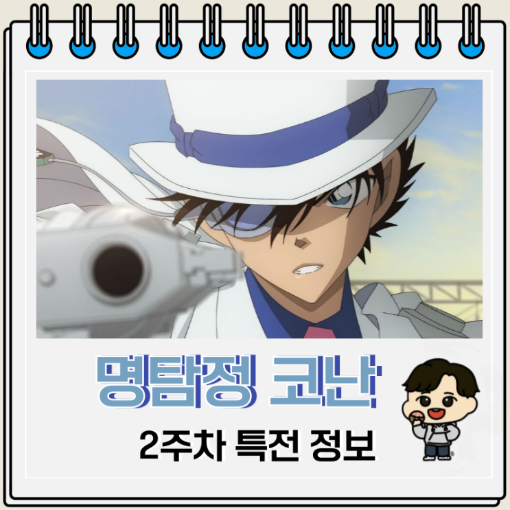 명탐정 코난 극장판 27기 100만 달러의 펜타그램 2주차 특전 렌티큘러 명탐정 코난 극장판 27기 100만 달러의 펜타그램 2주차 특전 렌티큘러