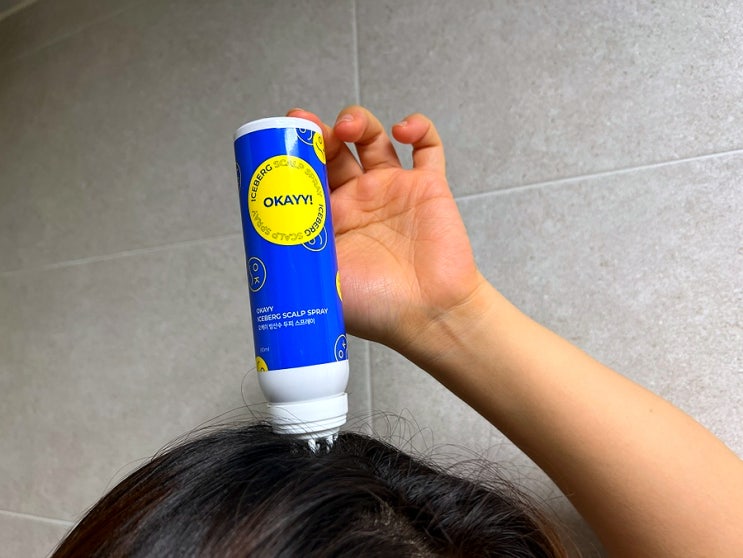  여름철 두피열 관리 오케이 빙산수 두피 쿨링 스프레이
