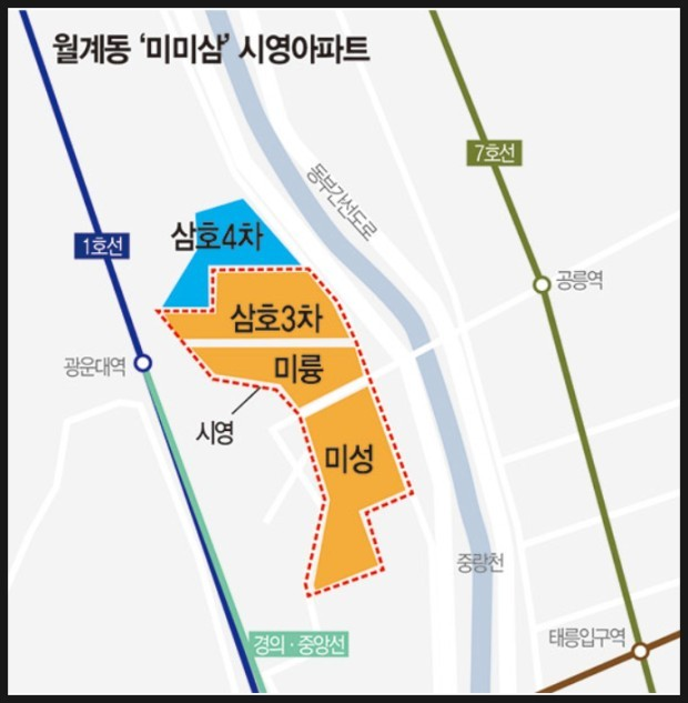  서울시 노원구 호재 :: 미미삼 재건축, 노원 GTX