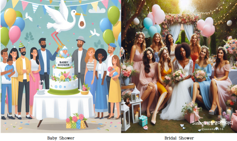 #베이비 샤워와 #브라이덜 샤워에 대해서 알아보아요(#Bridal Shower and #Baby Shower)