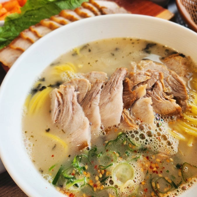  제주도 고기국수 맛집 | 제주 공항 근처 자매국수 웨이팅 주차 아기랑 방문
