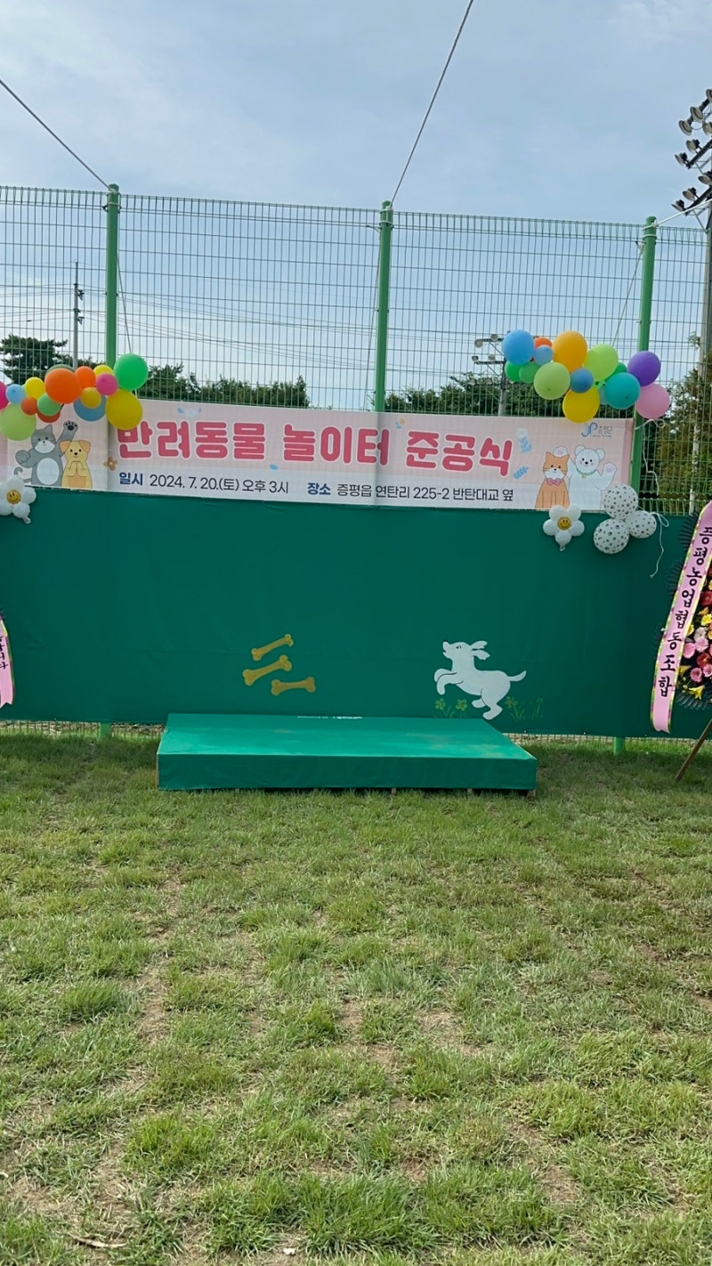 보강천 반려견 놀이터