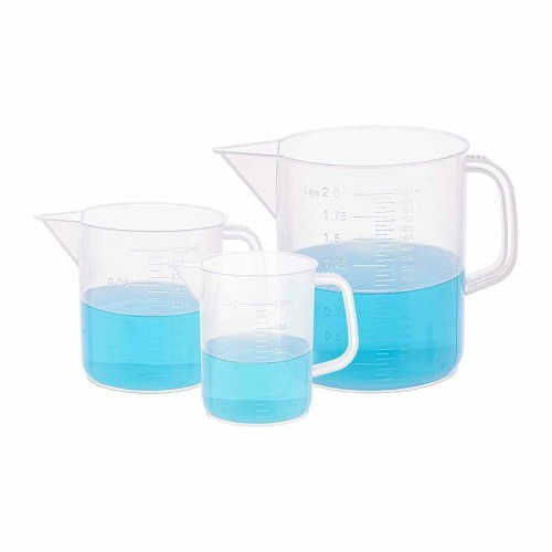  [플라스틱] PP 핸들 단형 비이커 PP Low Form Beaker with Handle
