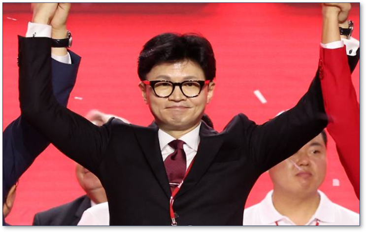 한동훈  당대표 <b>당선</b>...친한계 장동혁 진종오 <b>최고위원</b> 확보
