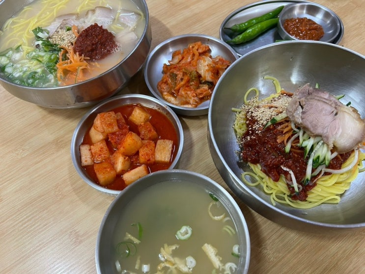  제주도 연동 고기국수 도민맛집 삼대국수회관 신제주점