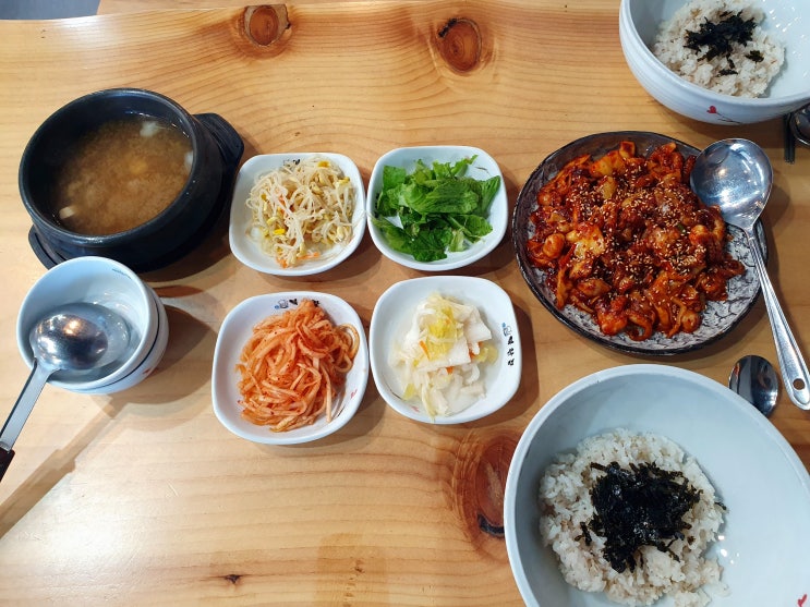  세곡동 맛집 북한강쭈꾸미볶음 성남점 불향 가득