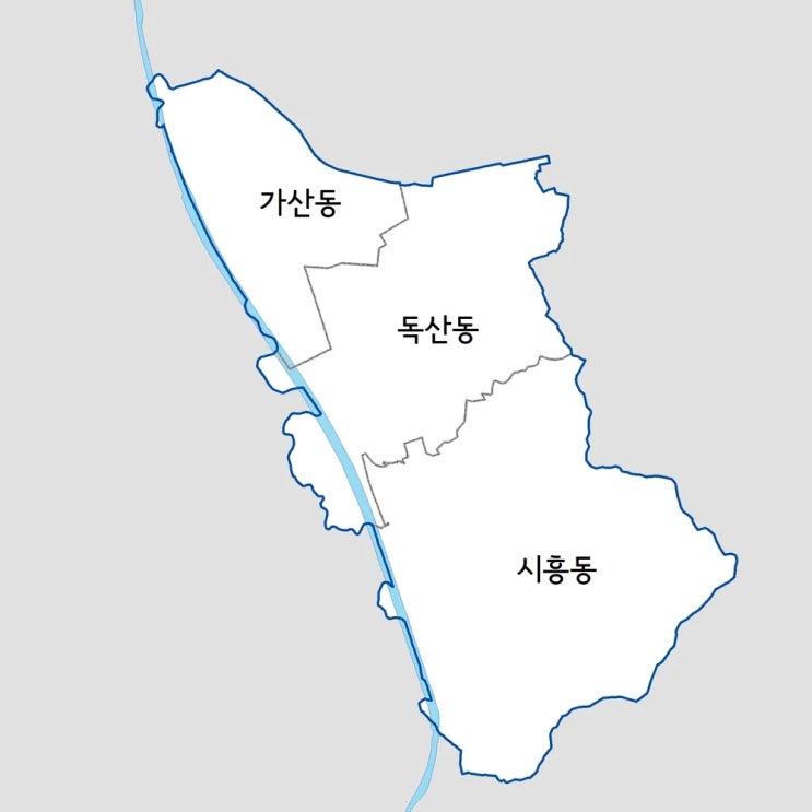 금천구 지역분석 2(가산동, 독산동, 시흥동)