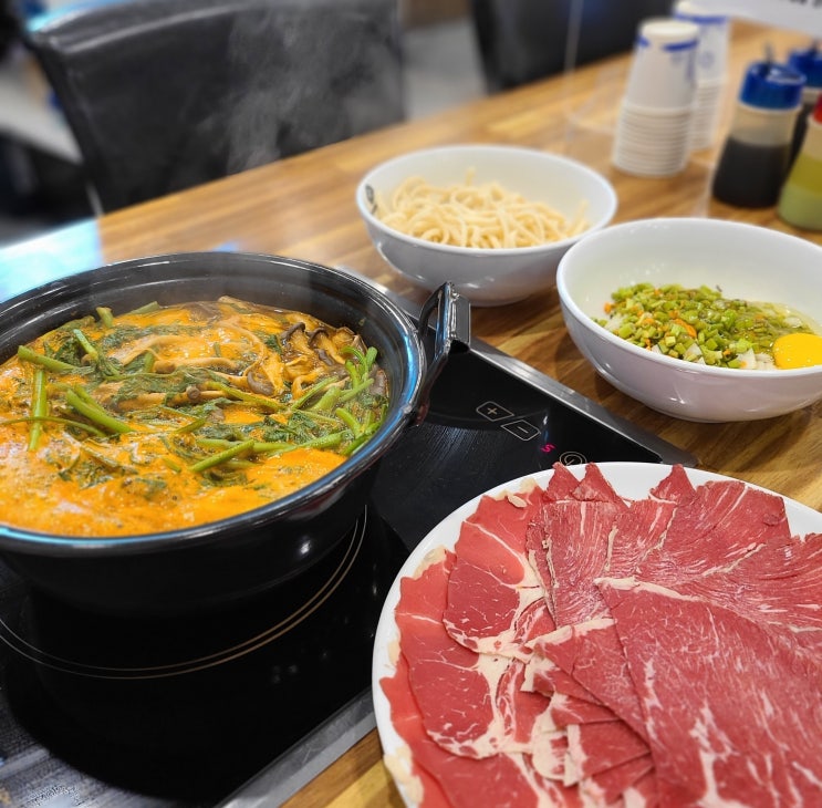  연수동 샤브샤브 칼국수 맛집 연수동 밥집 '등촌샤브칼국수 인천연수점'