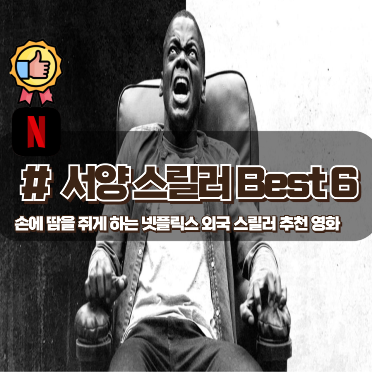  손에 땀을 쥐게 하는 넷플릭스 외국 스릴러 추천 영화 BEST 6