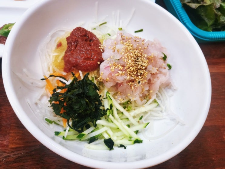 부산영도 로컬 물회 맛집 포항물회일번지