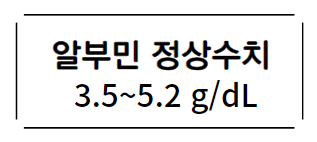  알부민 효능 수치