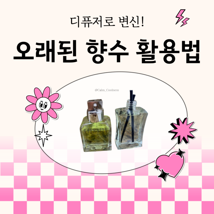 [리뷰] 유통기한 지난 오래된 향수 활용법(디퓨저로 변신!)