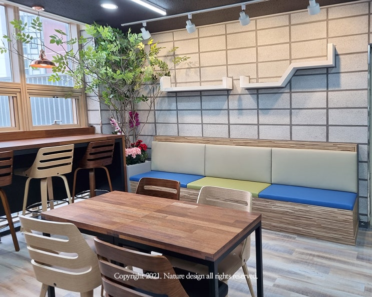  학교 북카페 인테리어 디자인 인천 예송중학교
