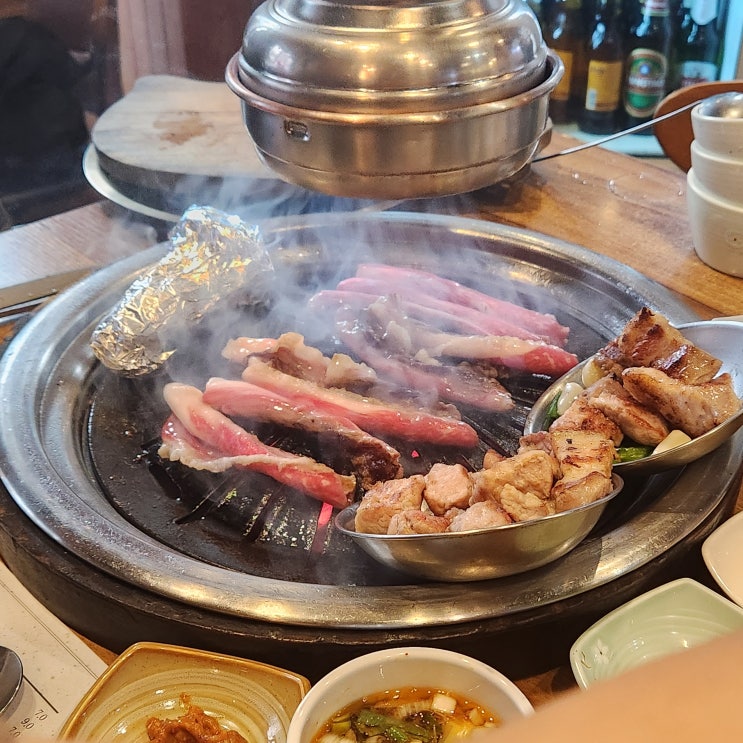  방이동 구워주는 고기집 방이먹자골목 맛집 '육화식당'