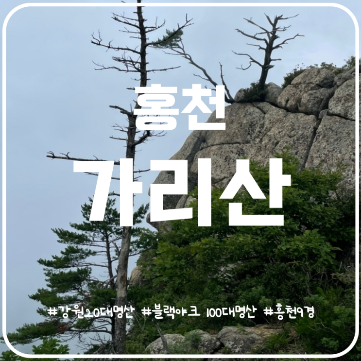 홍천9경 가리산 등산코스 휴양림 원점회귀 홍천9경 가리산 등산코스 휴양림 원점회귀