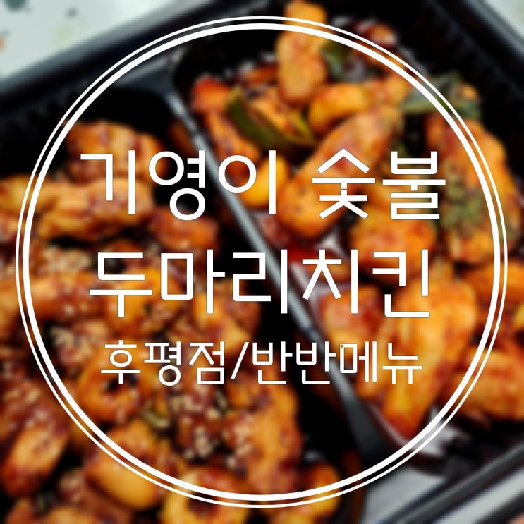  구성환치킨 기영이 숯불 두마리치킨 반반 메뉴로 두가지맛 느끼기(정보 메뉴 가격 이벤트 추천메뉴)