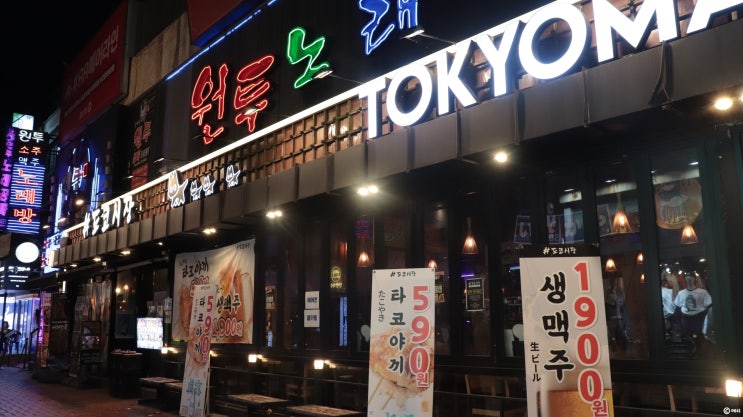  도쿄시장 동성로 본점 / 생맥주 1,900원 동성로 이자카야 연어 맛집