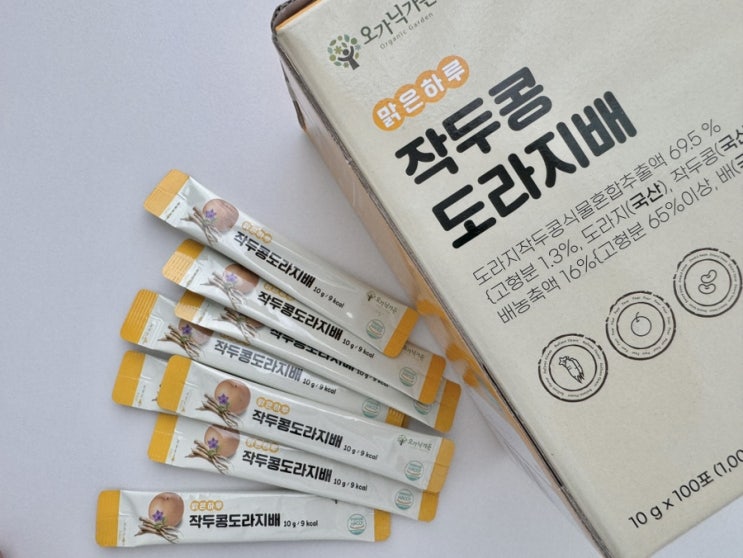  건강한 목관리를 위한 배도라지즙 추천, 맑은하루 작두콩도라지배