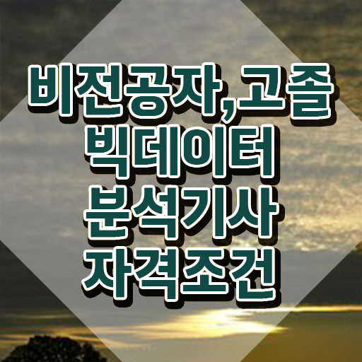  빅데이터 분석기사 공부 빅데이터분석기사 시험자격 집에서 온라인으로 편하게 완료한 팁