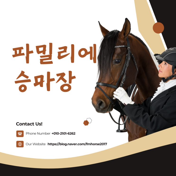  이천 파밀리에 승마장에서 새로운 취미를 가져보세요!