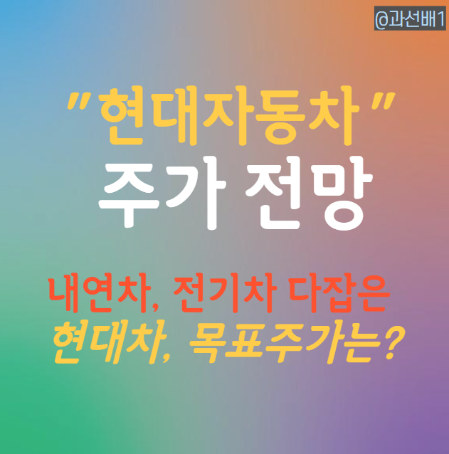  현대차 주가 전망과 목표 주가 (ft. 배당)