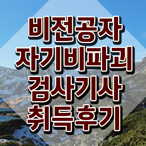  자기비파괴검사기사 취득자격 독학으로 반 년만에 성공한 과정