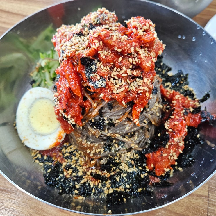  강릉여행 맛집 명태식해와 함께먹는 전국 3대 막국수 소돌막국수