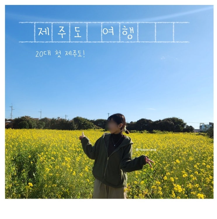  3박 4일 20대 여자의 국내여행 제주도 첫 여행 기록
