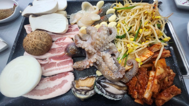 호강녀 #50 여수해물삼합맛집 "차가네통큰해물삼합"