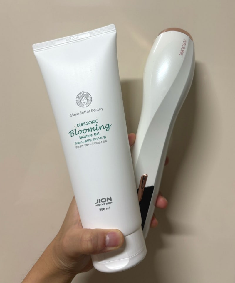 듀얼소닉 맥시멈&블루밍젤과 함께 타이트업모드로 여름 붉은기 관리