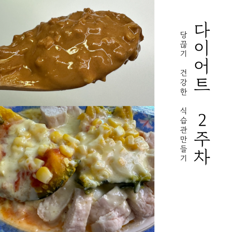  당끊기 다이어트 2주차 : 건강하게 먹는 건 너무 어려워