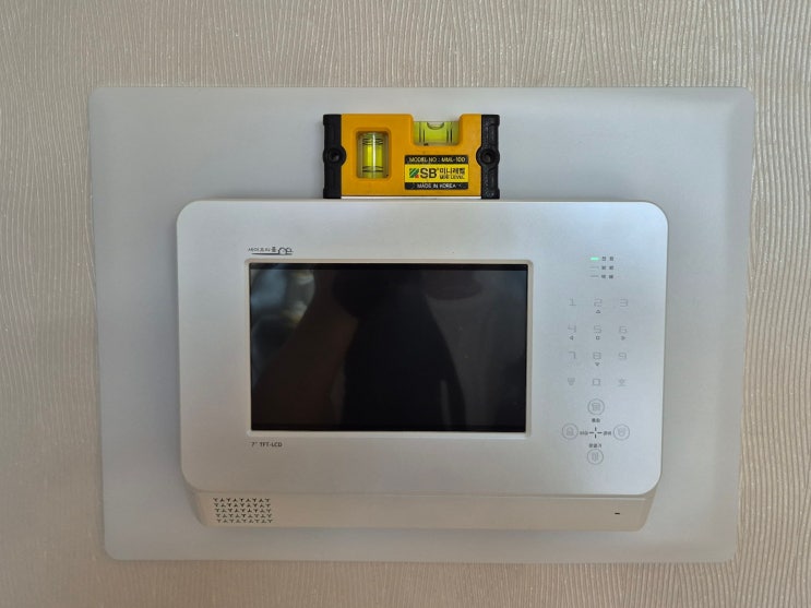  안양 동안구 평촌동 향촌롯데3단지 링스 비디오폰 LAX-70AV 교체 설치