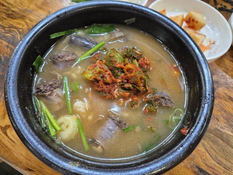  대전 유성 순대국밥 맛집 천복순대국밥 바로 여기