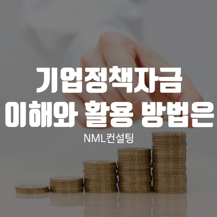  기업정책자금에 대한 이해와 활용