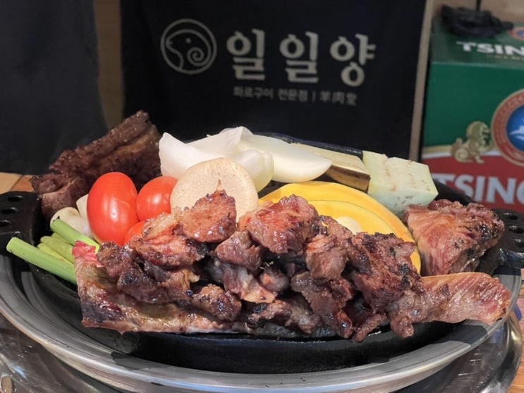  문래 맛집 일일양 문래창작촌점 | 직화로 구워주는 볏짚 우대 갈비