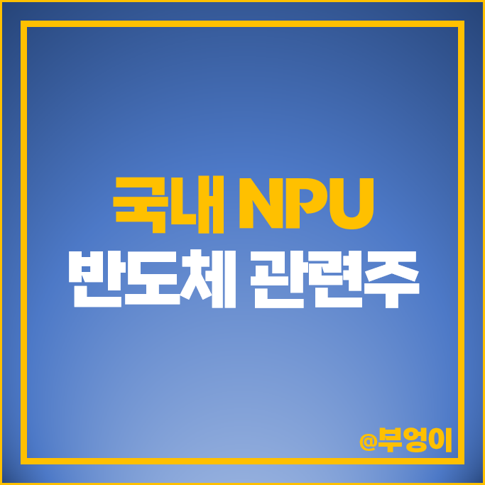NPU 관련주 코아시아 주가 칩스앤미디어 퀄리타스반도체 주식 NPU 관련주 코아시아 주가 칩스앤미디어 퀄리타스반도체 주식
