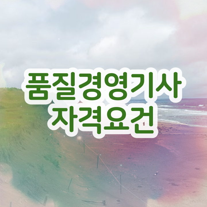  품질경영기사 필기 요약 품질경영기사 응시조건 집에서 온라인으로 간단하게 끝낸 팁