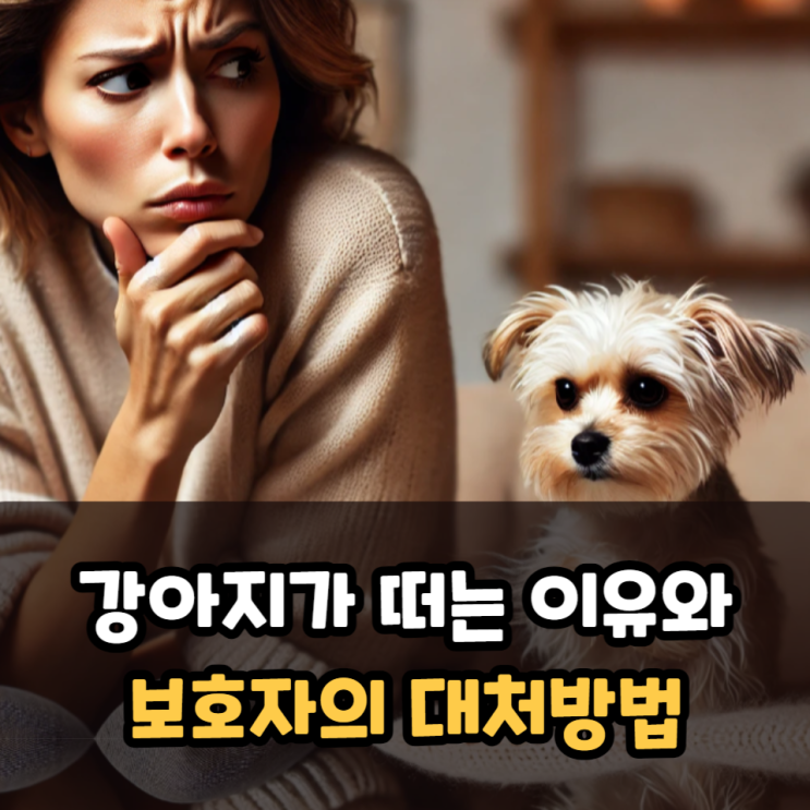  강아지가떠는이유 및 대처법