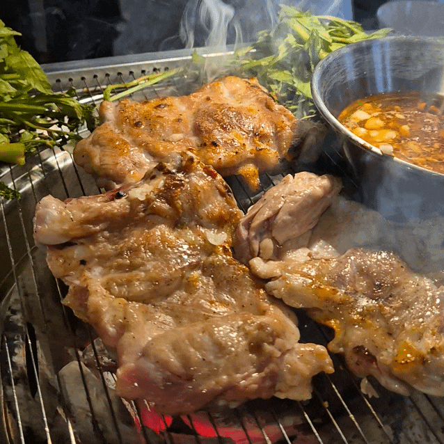  종합운동장역 맛집 숯불닭갈비 맛있는 신선계