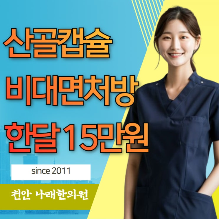  산골가루 캡슐 비대면 가격 문의 문답 요령
