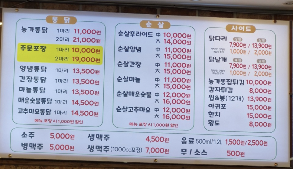 농가통닭 옥암점 사진 2