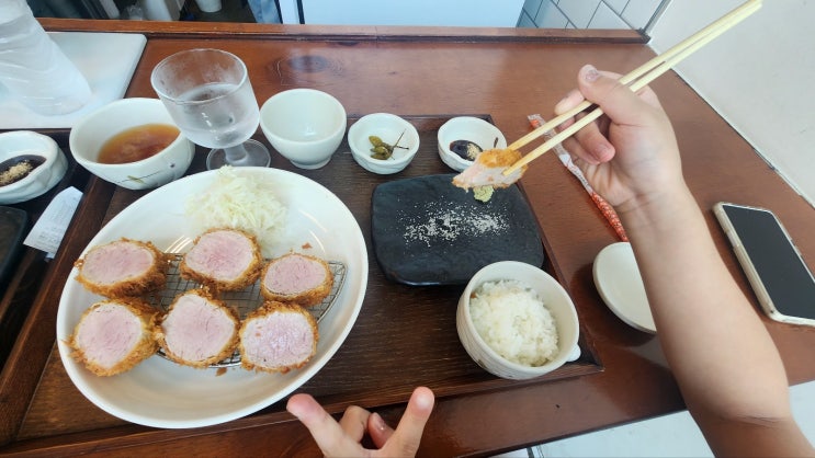  인천 송도 맛집 커넬워크 여름 동 도톰카츠
