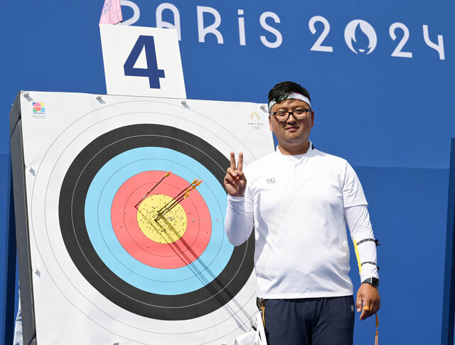 <b>임시현</b> - <b>김우진</b>, 양궁 혼성전 출격... 올림픽 3관왕 도전