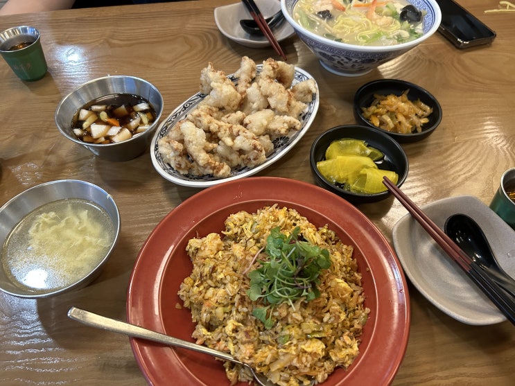  서울 동대문구 아이 데리고 오기 좋은 청량리역 중식당 <매란방 청량리역점>(탕수육, 게살볶음밥, 해물백짬뽕)